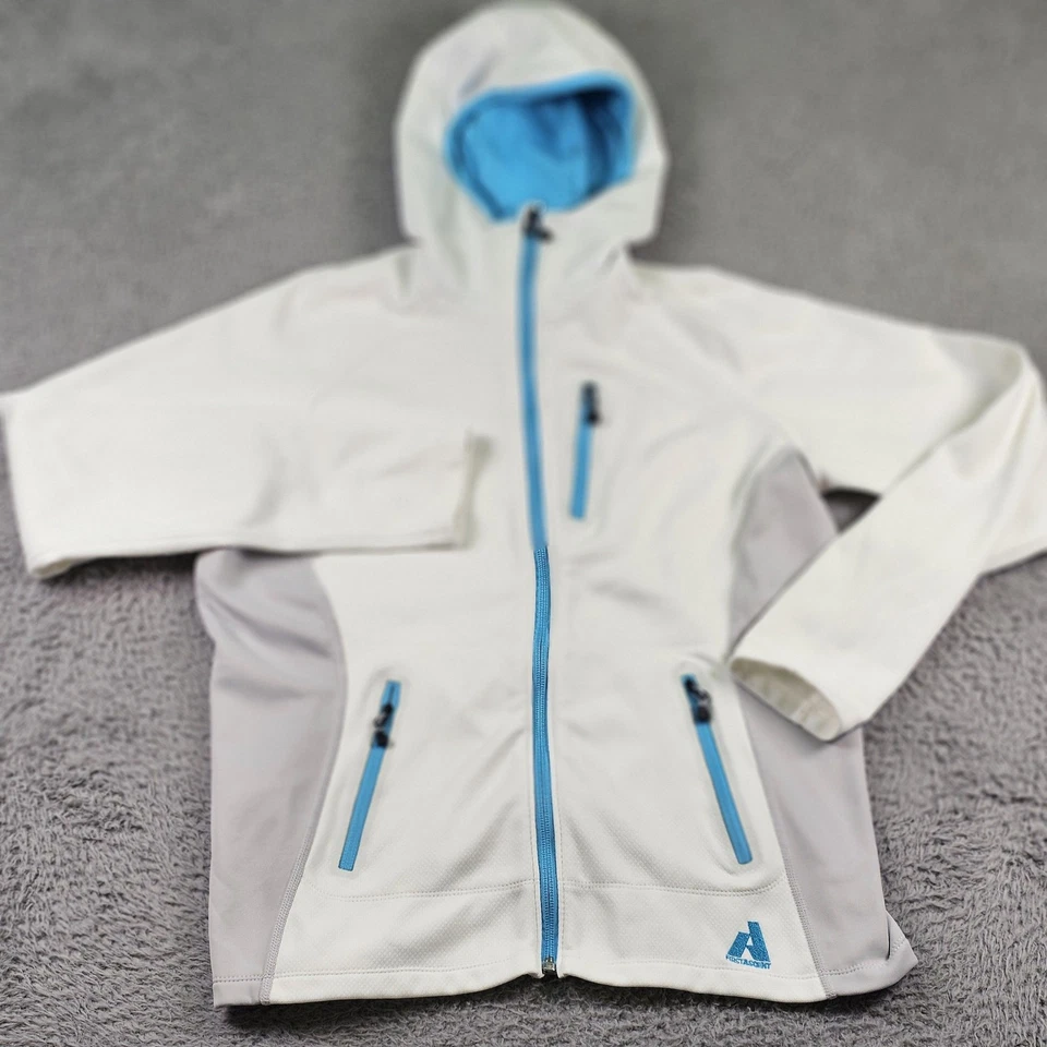 Chaqueta Eddie Bauer First Ascent para mujer grande con capucha softshell cremallera completa Foto 2 de 4