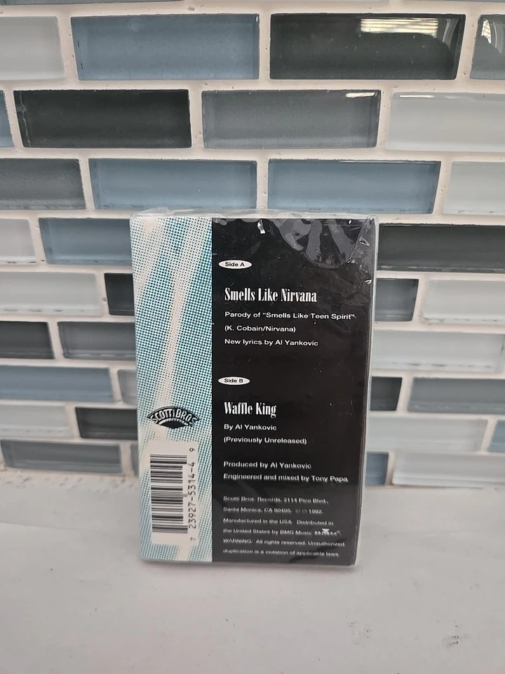 Weird Al Yankovic - SMELLS LIKE NIRVANA  Audio Cassette Tape NEW SEALED  - Image 2 of 4