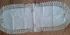 Tischläufer creme , Baumwolle 40 cm x 105 cm  ( B x L )