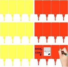 200 Pieces Plastic Tags Waterproof Plastic Seal Shipping Tags Logistics Use Big