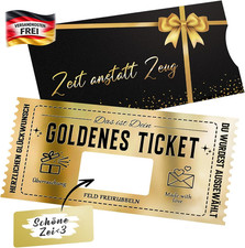 Geschenkgutschein mit Rubbellose für Geburtstage Jubiläen Weihnachten individuel