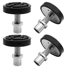 4 Pack 35mm Shaft Diameter Car Lift Round Tray Rubber Pads Fit for 2 Post Car Li