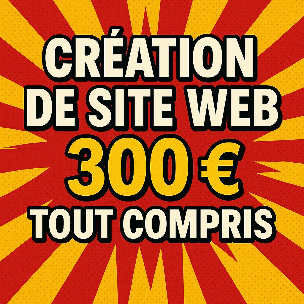 Création de site web professionnel vitrine pour artisans et PME à prix fixe