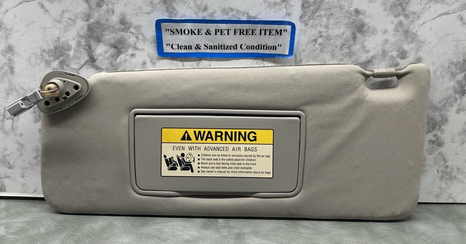 Parasol Acura RDX 2007-2012 tela izquierda del lado del conductor OEM gris ORIGINAL Foto 3 de 4