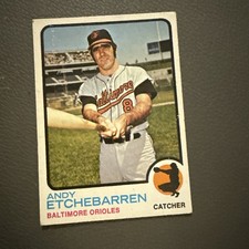 1973 Topps - High Number Andy Etchebarren #618