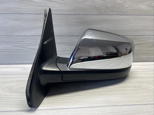 2014-2021 Toyota Tundra LH Driver Side View Mirror Chrome Heated 87940-0C490 OEM