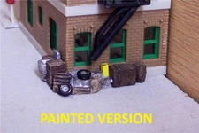 N scale corner clutter unfinished kit outside corner painting required