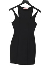 Oh My Love Bodycon Midi Dress M in Black