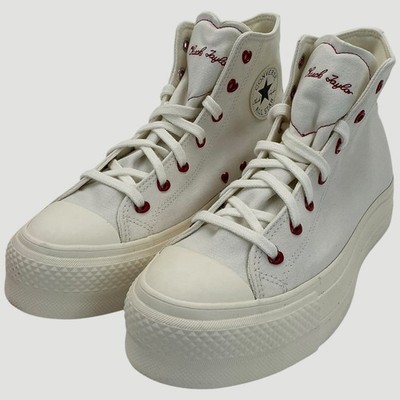 Converse Chuck Taylor All Star Valentine's Day Women's Size 9 Platform Sneakers 