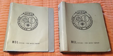 Mercury Edsel Lincoln MEL vintage binders with 1967 & 68 Ford service bulletin Mercury Edsel Lincoln MEL vintage binders with 1967 & 68 Ford service bulletin