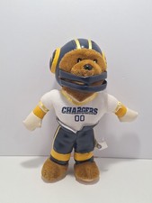 Los Angeles Chargers 13" Varsity Bear NFL Football Nanco Collectible Plush 2000