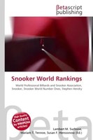 Lambert M. Surhone (U. A.) | Snooker World Rankings | Taschenbuch | Englisch