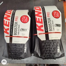 29x2.2 Kenda Booster Pro TR 120 tpi Folding Bead Tubeless XC Tires Pair
