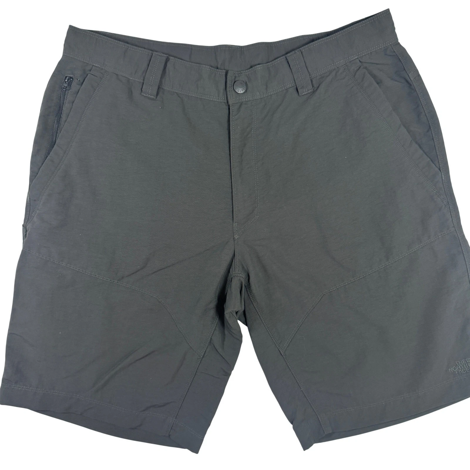 The North Face Horizon Utility Shorts Mens 37 Grey Nylon Hiking Cargo Gorpcore