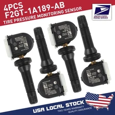 Set of 4 pcs NEW TPMS Tire Pressure Sensors OEM F2GZ-1A189-A For Lincoln & Ford