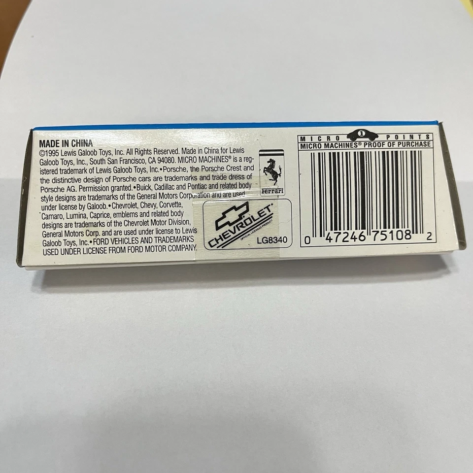 1995 Micro Machines #75108 The Coolest Cars! ‘56 Corvette & Ford GT40 on Insert - Image 3 of 4