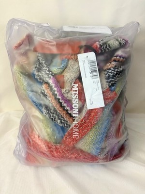 Missoni Home ARCHIE Hooded Bathrobe Unisex Large Cotton Multicolor NEW SOLD OUT!