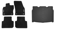 Frogum Fußmattensatz Autoteppich + Kofferraumwanne für VW Tiguan AD1 AX1