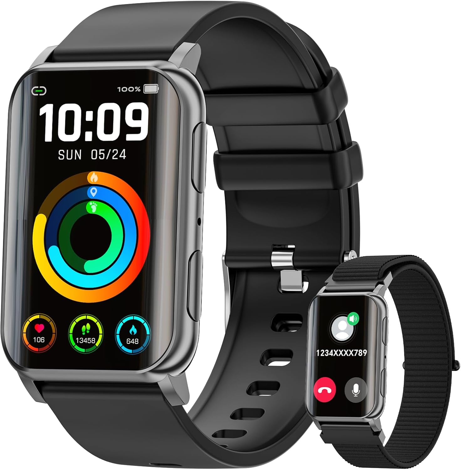 Smart Fitness Watch with Curved 1.57