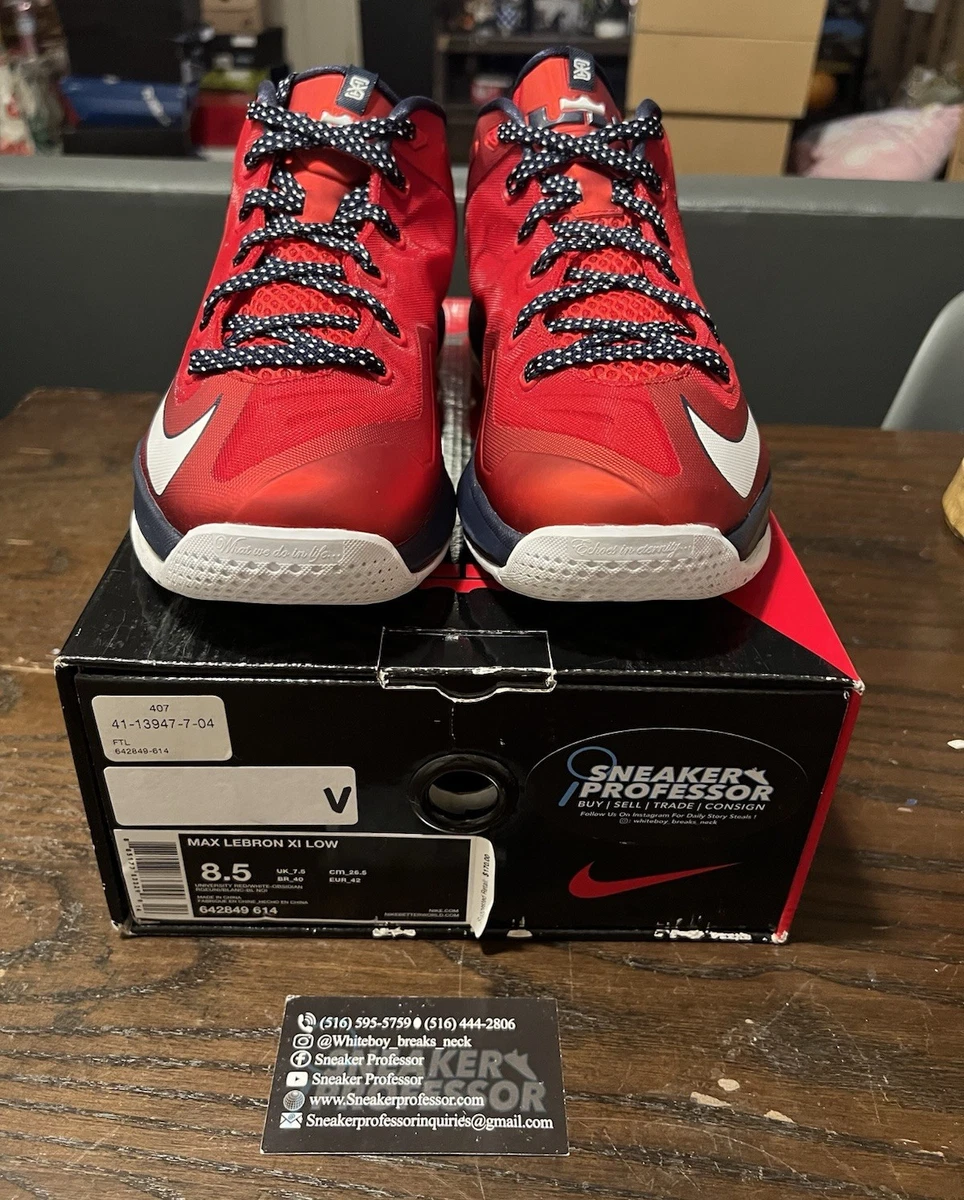 New Nike LeBron 11 Independence Day Men’s 9 with Original Box New Nike LeBron 11 Independence Day Men main image 3