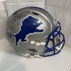 Barry Sanders Autographed Lions Authentic Full Size Helmet (Beckett COA)