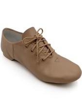 NEW Capezio Women's Size 8 M Split Sole Caramel Techno-Jazz Oxford Shoes EJ1