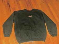 Vintage Krispy Kreme Doughnuts Embroidered Green Staff Sweatshirt.  Size XL