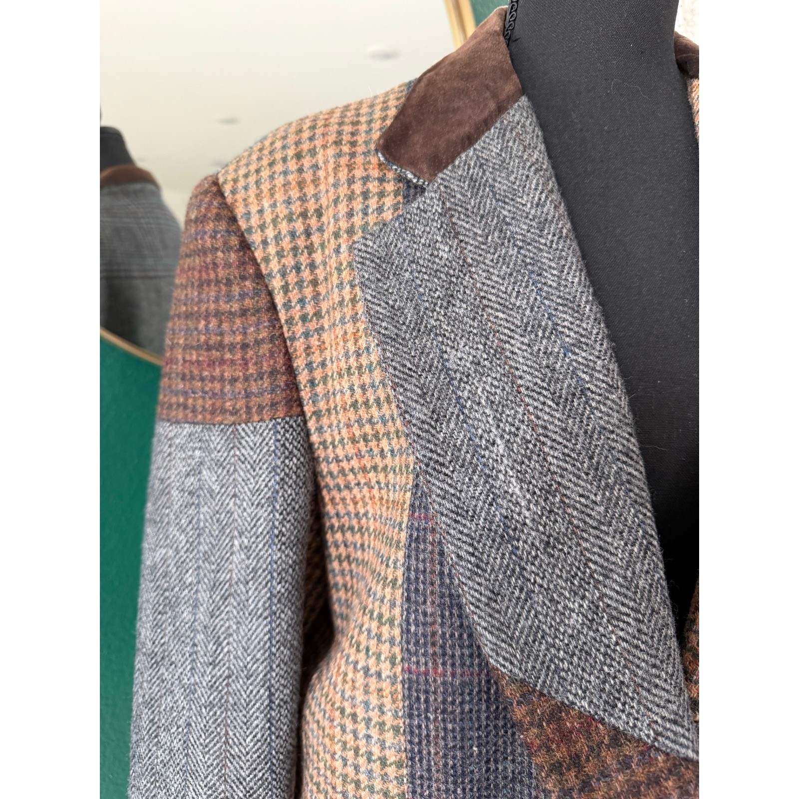 International Scene Patchwork Blazer Size 13 14 B… - image 2