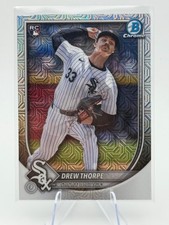 2025 Drew Thorpe Bowman Chrome Mojo Refractor Rookie RC White Sox