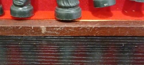 Antique Japanese Chess Set Folding Board Game Case Vtg Asian Chinese. - Picture 18 of 18
