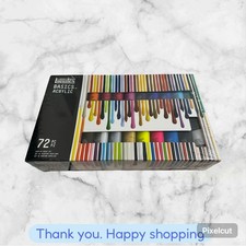 Liquitex BASICS Acrylic Assorted Colors Set of 72, 22ml Tubes BRAND NEW SEALED