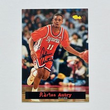 Signed Adrian Autry 1994 Classic Draft Syracuse Orangemen #25 Auto RC Rookie