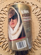 New Totes Vintage Women  s Totes Pull-Up Scarf Rain Rolls Right Off Red NIP 90s