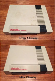 Original Nintendo NES System w/ Super Mario Bros Polished 72 Pin Yellow DISCOUNT