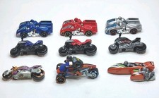 Hot Wheels Motocicleta Bicicleta de Arrastre Chopper Outsider, Desgarrador Lateral Suelto Lote de 9