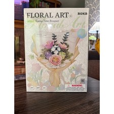 NIP ROKR Bouquet Puzzle Kit, 165-Piece Life-Size Artificial Flower Arrangement 3