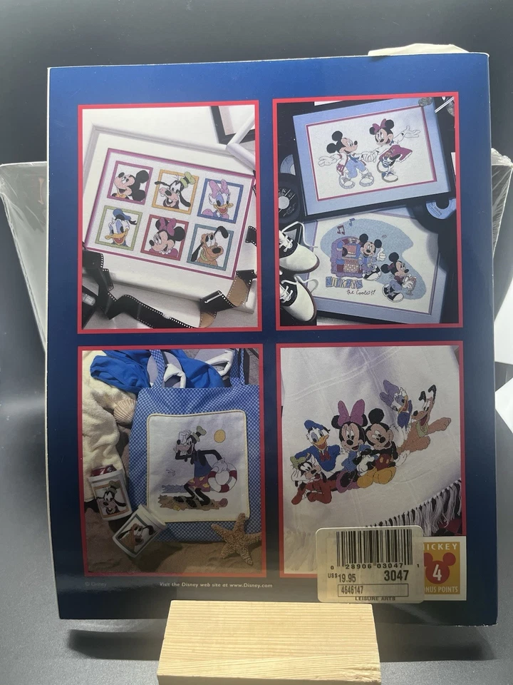 VTG Disney Mickey Unlimited Ultimate Cross Stitch Collection Book - Image 2 of 4