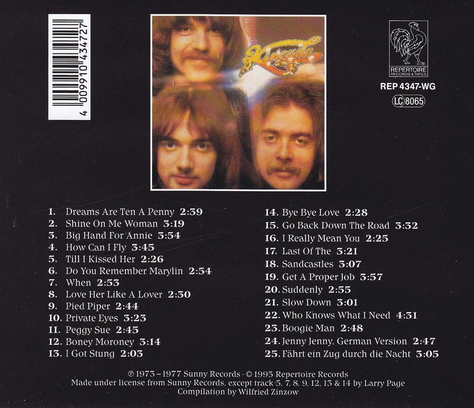 KINCADE - CD - THE BEST OF KINCADE - Bild 2 von 2