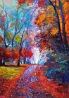 Welcome Fall House Flag 28 x 40 Inch Autumn Leaves Decorative Double Sided Fl...