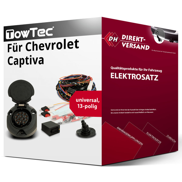 E-Satz 13Polig Universell für Chevrolet Captiva 06.2006-Jetzt Neu-image