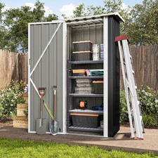 3’x2.1’ Metal Shed Garden Storage Shed with Lockable Doors Small Sheds and