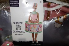 Carousel Merry Go Round Child Girls Halloween Dress Up Costume Large 12/14