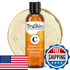 TruSkin Vitamin C Face Wash Cleanser - Brightening, Anti-Aging & Nourishing