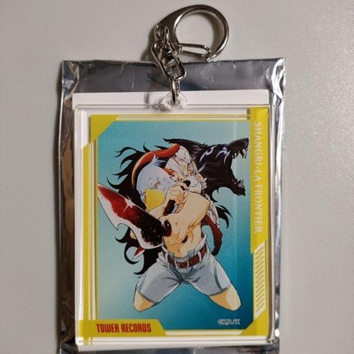 Shangri-La Frontier Tower Records Acrylic Key Chain Sunraku Saiga-0