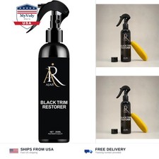 Black Trim Restorer   Plastic  Rubber Restorer Spray   Long Lasting UV Prote...