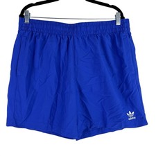 Adidas Mens Originals Trefoil Swimwear Trunks Shorts XL Blue Mesh Liner NWT