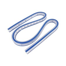 30cm 40cm 50cm 60cm Flexible Vinyl Plastic French Curve Ruler Drafting Drawing