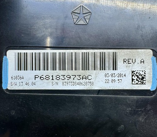 2014-2017 Factory Oem Dodge Ram 1500 Ac Heater Temp Control Module P68183973AC - Bild 2 von 4