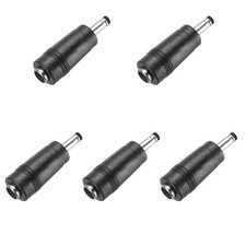 5 PCS DC 4.0x1.7mm Female To 5.5x2.1mm Male Plug Power Converter Laptop PC
