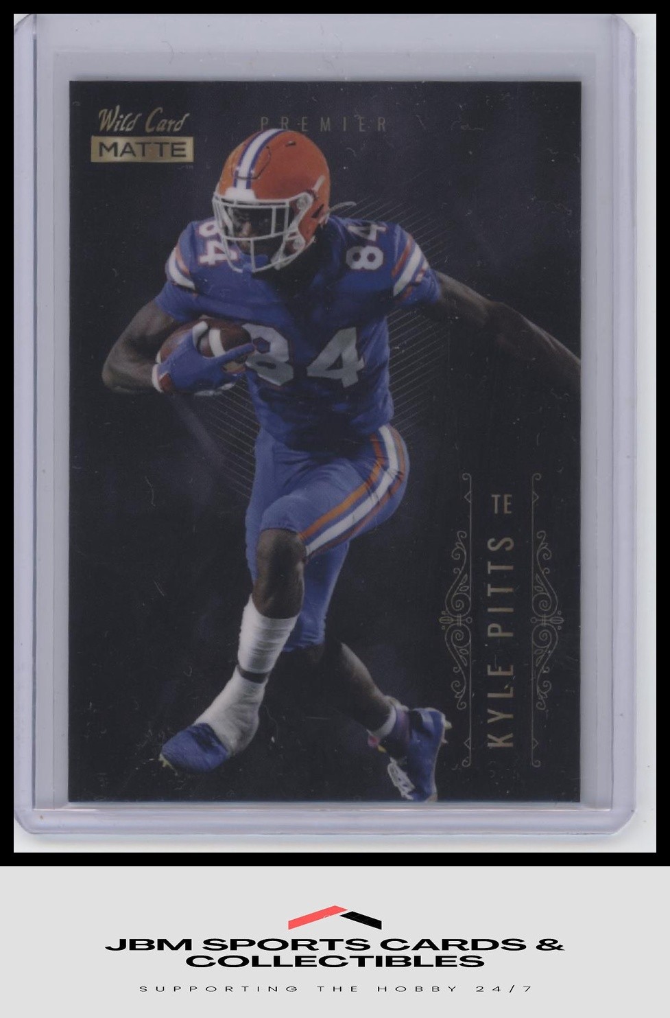 2021 Wild Card Matte White #MBC-11 Kyle Pitts Black
